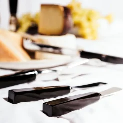 Set di 6 Posate per Formaggi con Manici in Corno