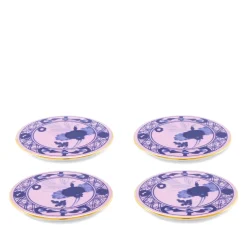 Set di 4 Sottobicchieri Oriente Italiano Azalea