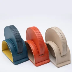 Set di 6 sottobicchieri rotondi Dalì Soft Spritz Arancione e Cappuccino Beige