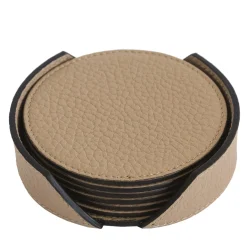 Set di 6 sottobicchieri Wings Beige