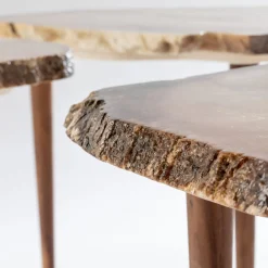 Set di 3 tavolini Tellus