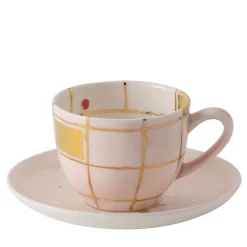 Set di 2 tazze da caffè Palm Beach e piattini