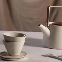 Set di 2 tazze da tè con piattino