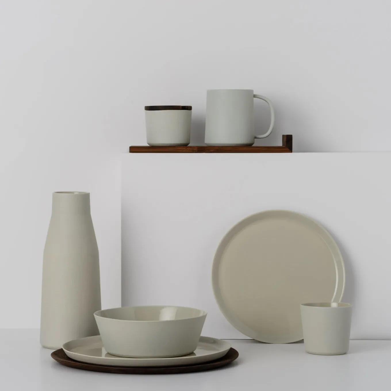 Set di 2 tazze in ceramica con due infusori