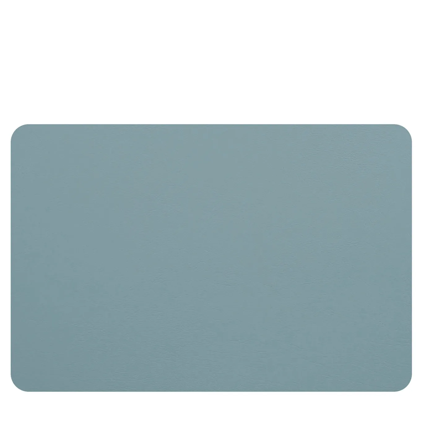 Set di 2 tovagliette bifacciali in pelle blu cielo eucalipto #1