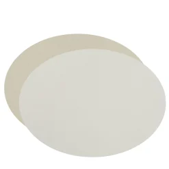 Set di 2 tovagliette bifacciali in panna cotta e pelle bianca #3
