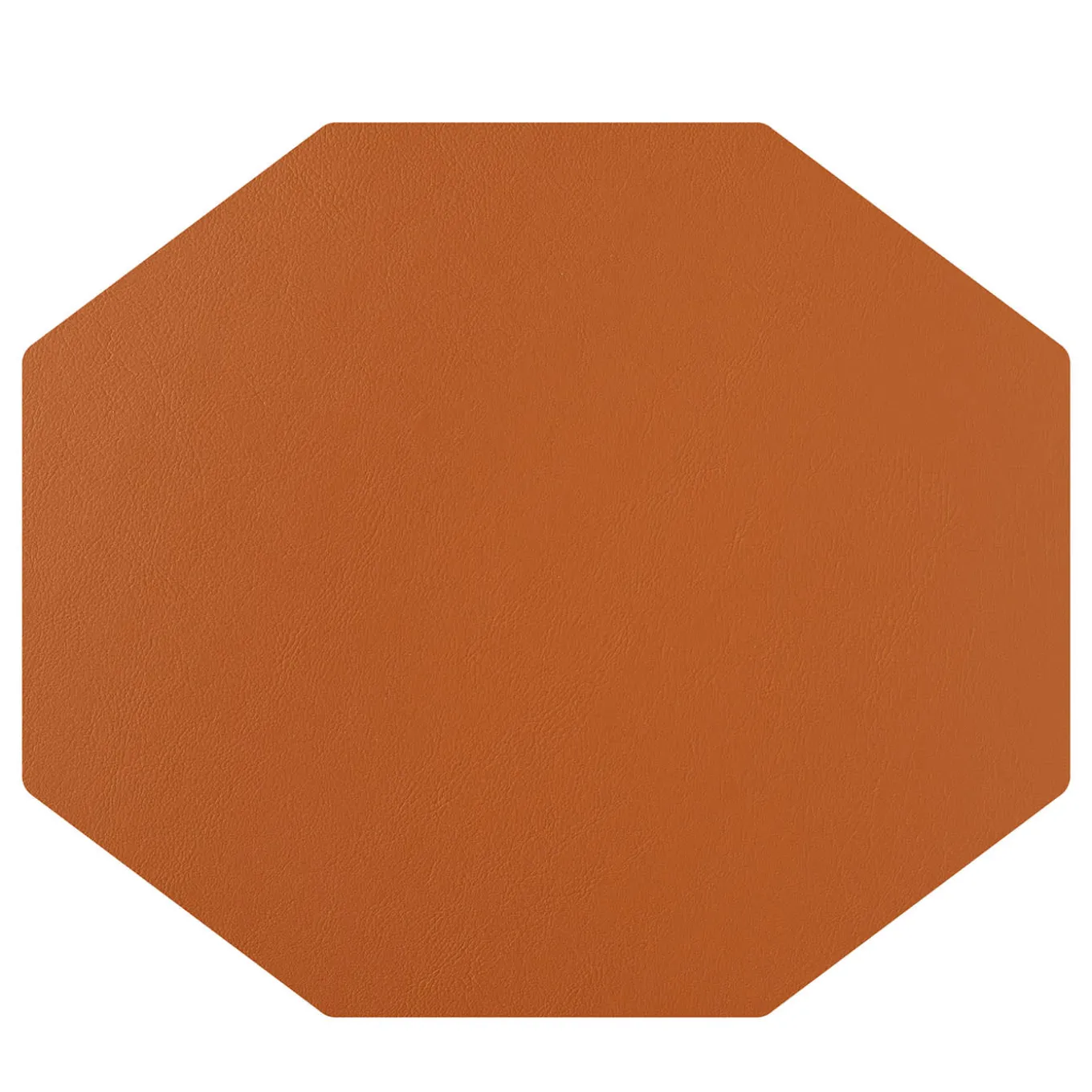 Set di 2 tovagliette bifacciali in pelle cognac e bordeaux #1