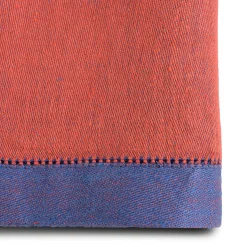 Set di 4 tovaglioli Boboli Marsala-Rosso e Blu