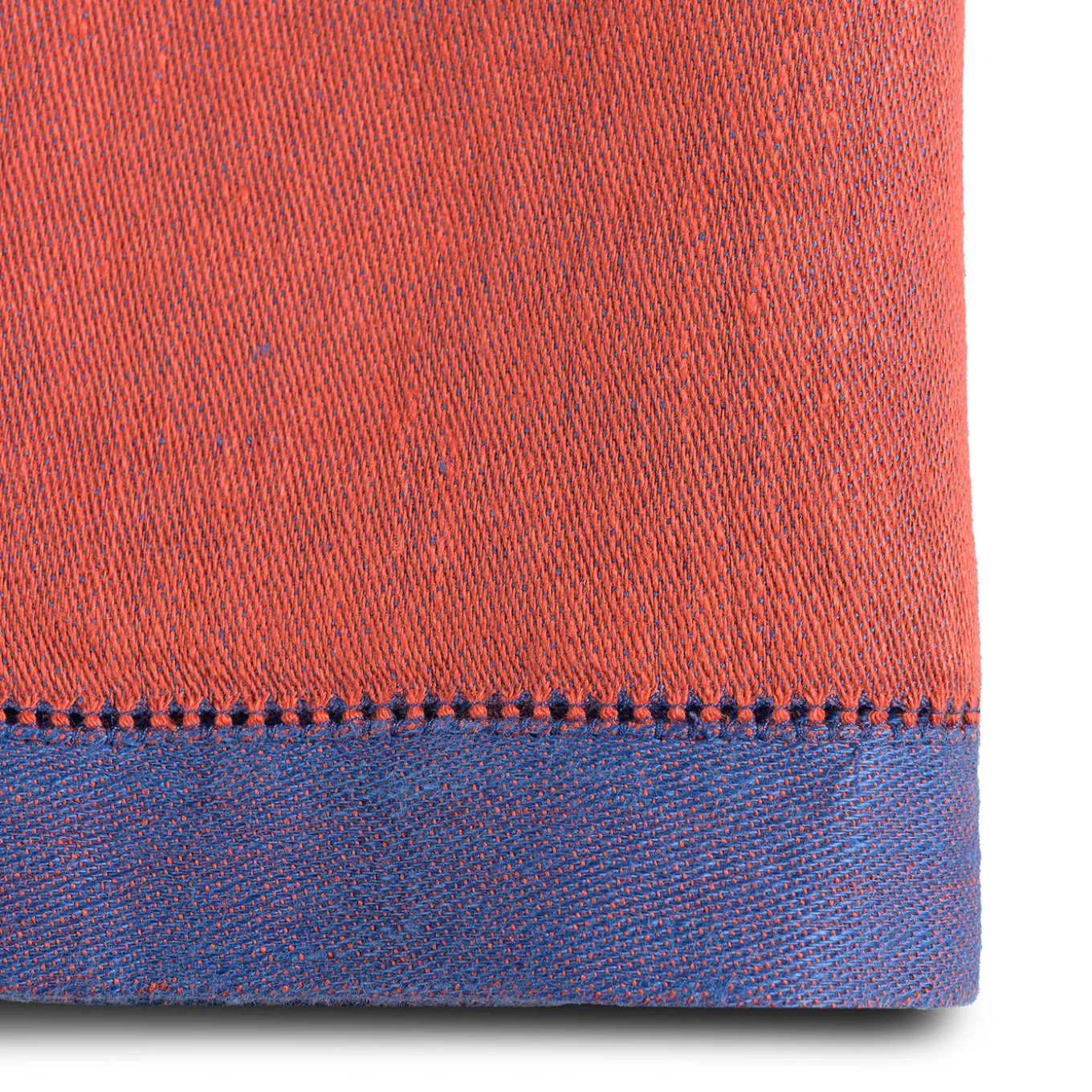 Set di 4 tovaglioli Boboli Marsala-Rosso e Blu