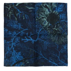 Set di 6 tovaglioli di lino con decorazione di alghe Amami