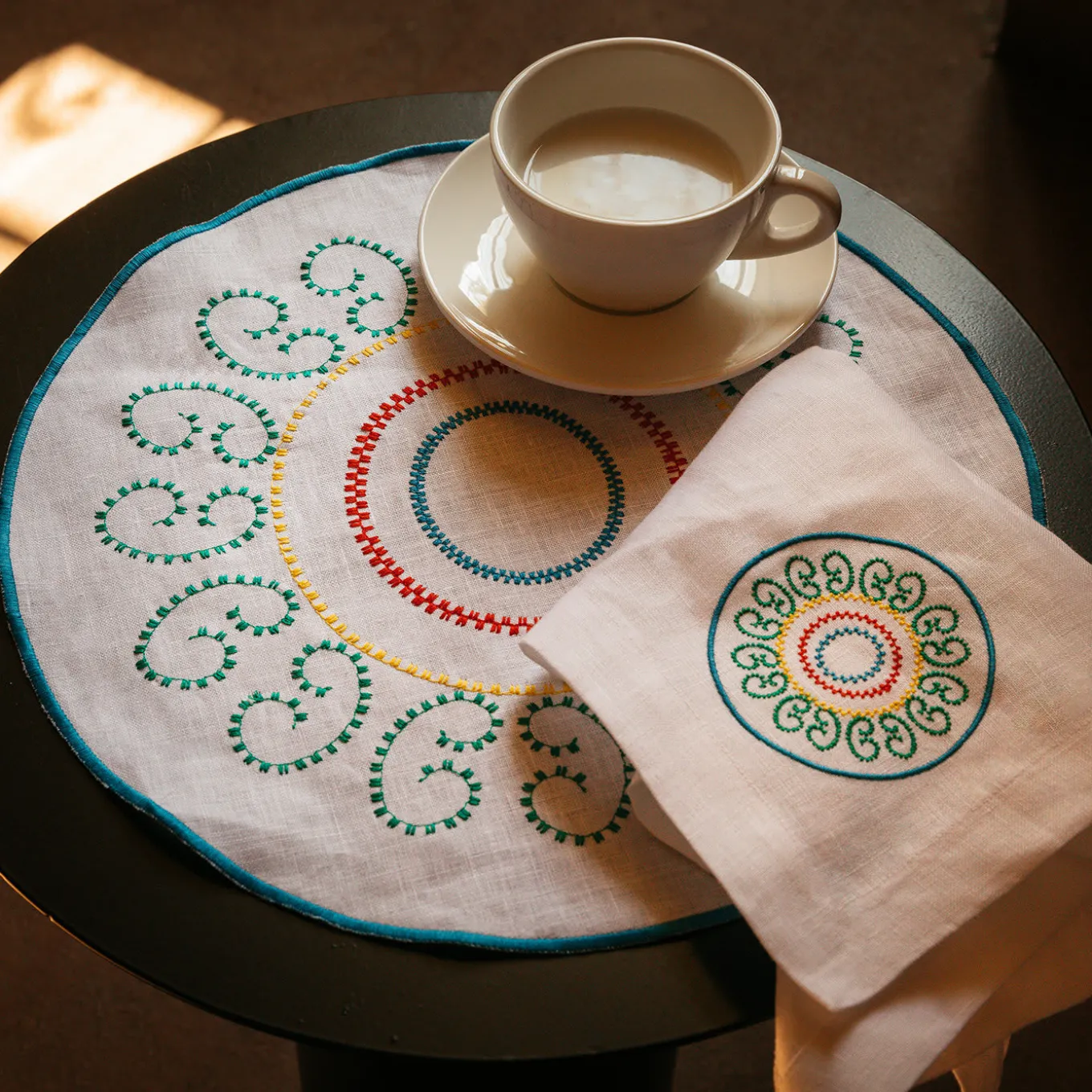 Set di 2 tovaglioli multicolore Luminaria