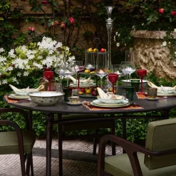 Set di 6 tovaglioli rosa e pistacchio Ornamental Crush