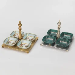 Set di 4 vassoi per salse