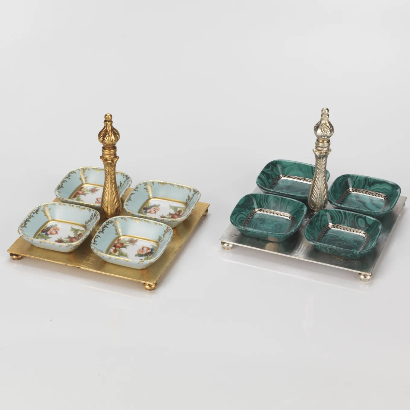 Set di 4 vassoi per salse