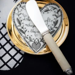 Set di apribottiglie e spalmaburro bianco Corallo