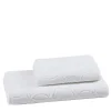 Set di asciugamani bianchi jacquard Shangri-La