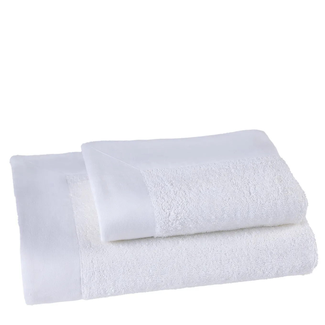 Set di asciugamani bianchi Kanapa
