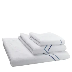 Set di asciugamani da bagno Aquarelle bianchi