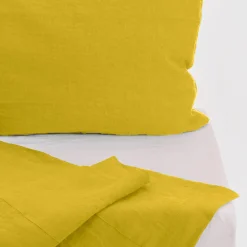 Set di biancheria da letto estiva gialla