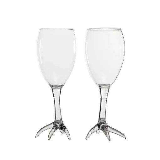 Set di due bicchieri da vino Gajna Bird
