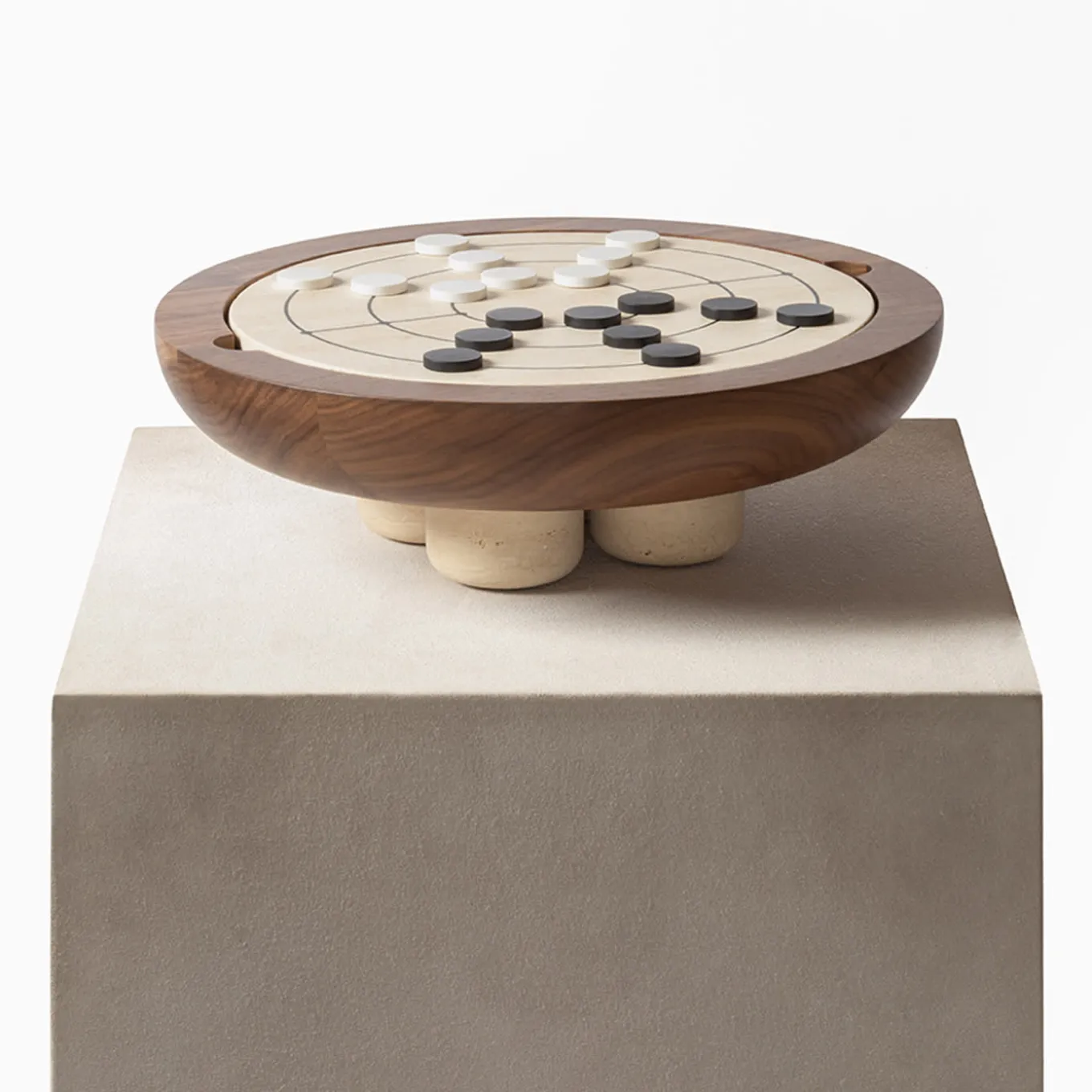 Set di gioco Mocambo Muehle Tic Tac Toe Design di Simone Fanciullacci