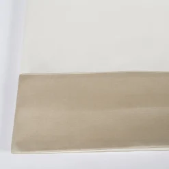Set di lenzuola e due federe in raso di cotone beige Tivoli