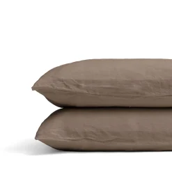 Set di Lenzuola King Size in Lino colore Cappuccino