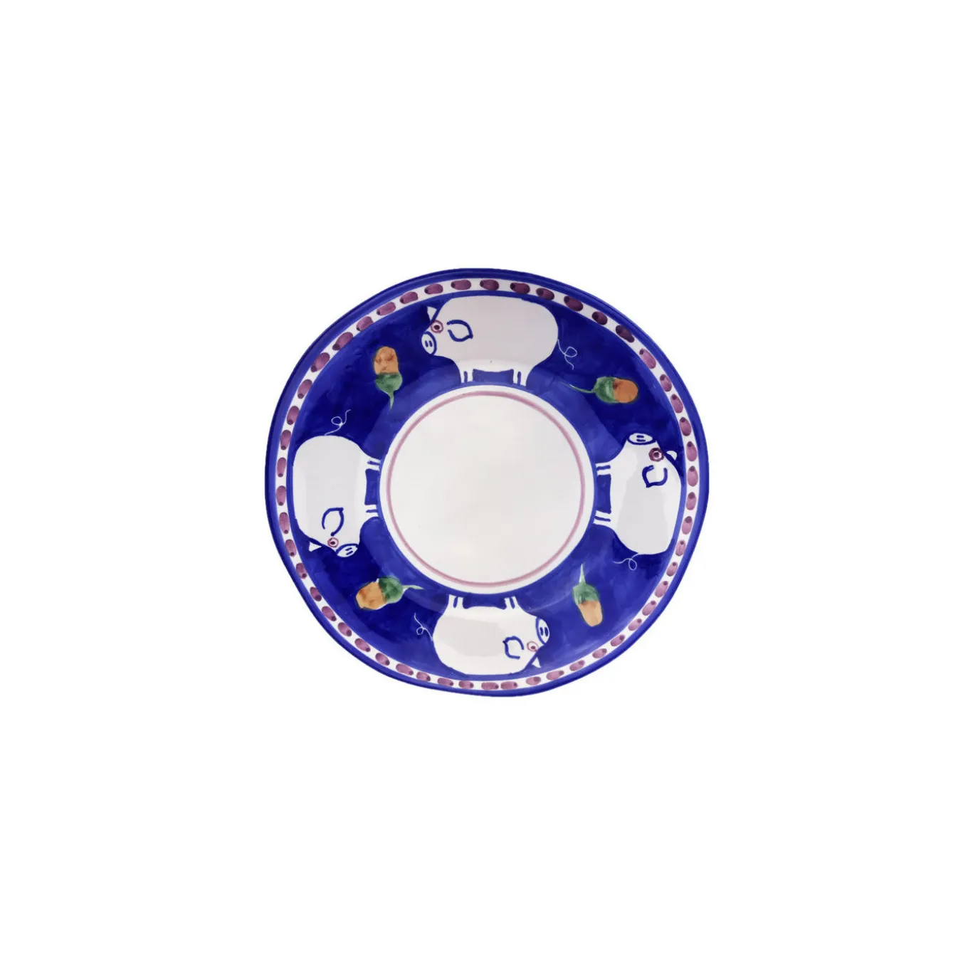 Set di piatti blu Cortile 18 pezzi