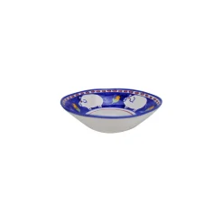 Set di piatti blu Cortile 18 pezzi