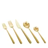 Set di posate 5 pezzi Linea Brushed Ice Oro