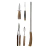 Set di posate Fish and Shellfish Deluxe in corno naturale