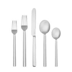 Set di posate Stile 5 pezzi in argento di Pininfarina Mepra
