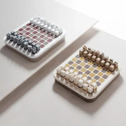 Set di scacchi in marmo Delos - Travertino