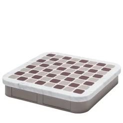 Set di scacchi in marmo Delos - Bianco