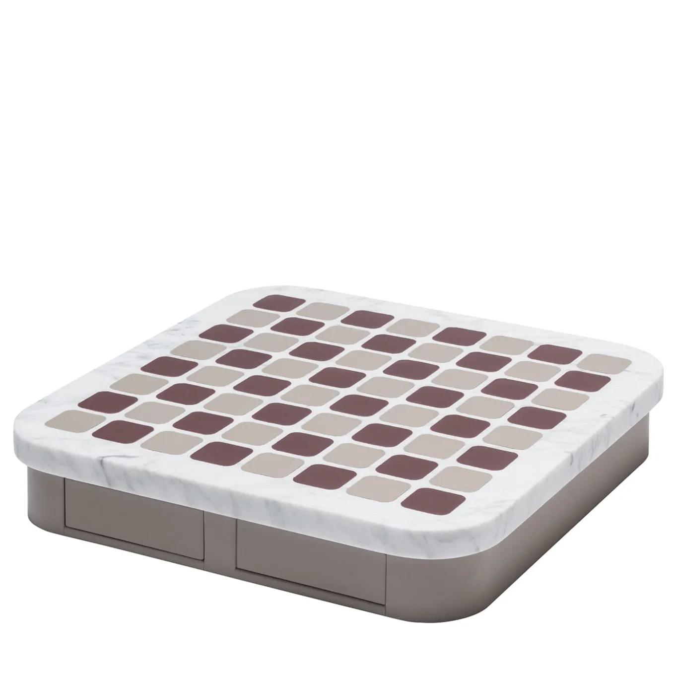 Set di scacchi in marmo Delos - Bianco