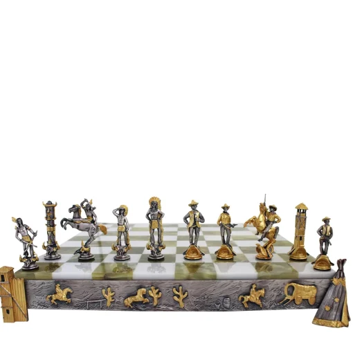 Set di scacchi Indians Vs Cowboys