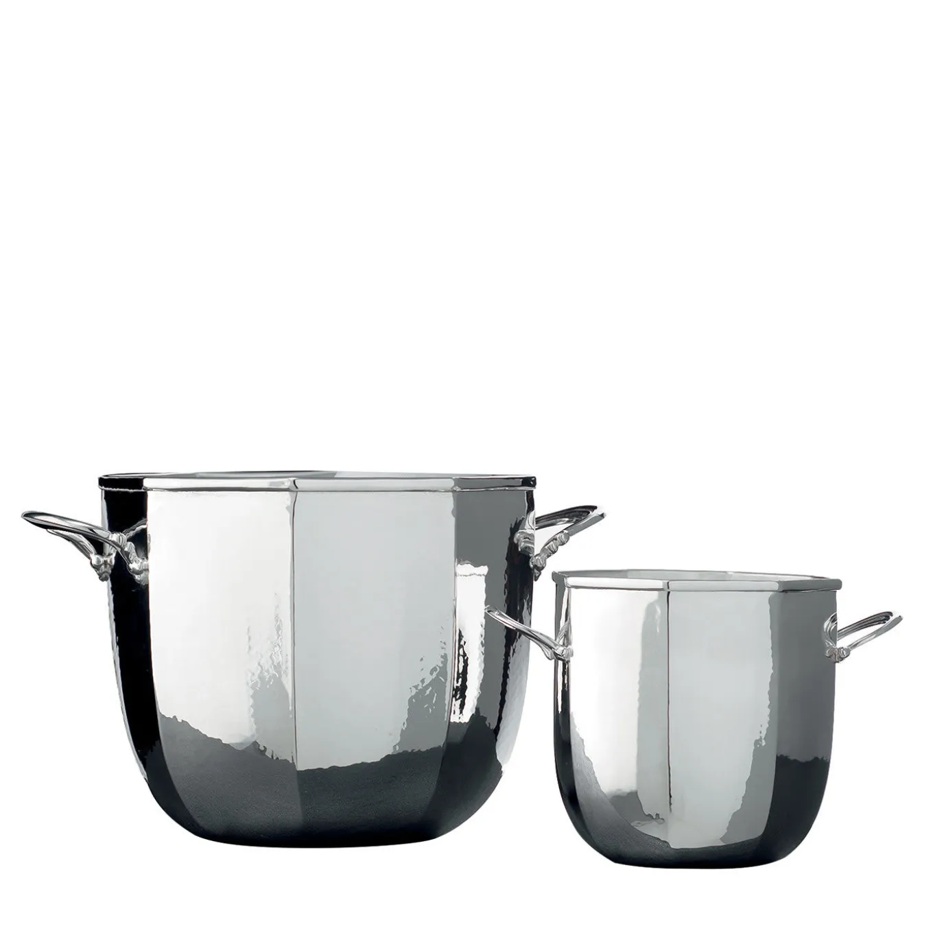 Set di secchielli per ghiaccio e champagne