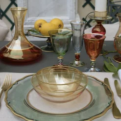 Set di sei calici grandi Arlecchino