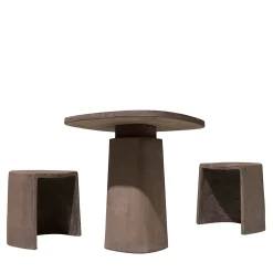 Set di tavolo e 2 sgabelli Cave di Tabacco Gioi