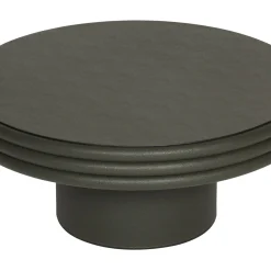 Set di tre tavoli rotondi Scala con base a colonna
