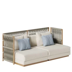 Set Embrace divano modulare e parabrezza
