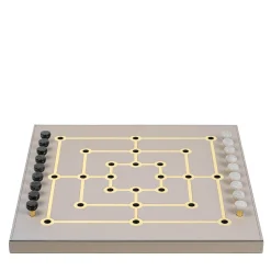 Set in pelle Mill Game Taupe