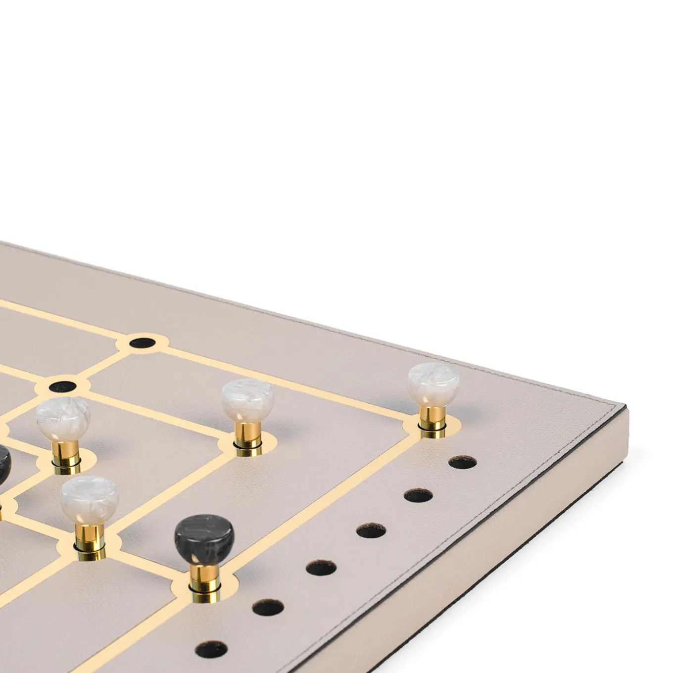 Set in pelle Mill Game Taupe