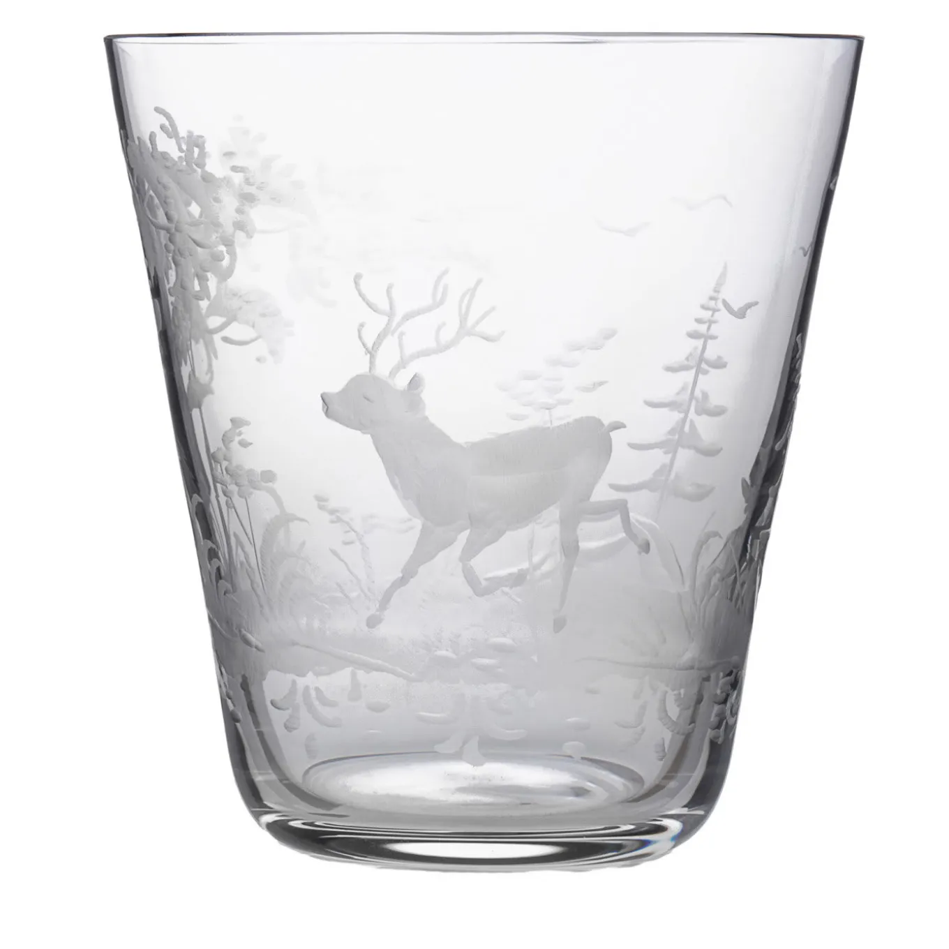 Set N°1 di 3 bicchieri di cristallo Foresta