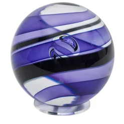Sfera in Vetro di Murano Viola Scuro