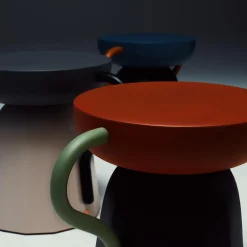 Sgabello Allié Red di Luca Nichetto