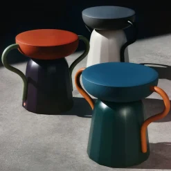 Sgabello Allié Red di Luca Nichetto