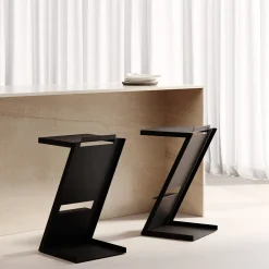 Sgabello Alto in Ferro Nero ZZ Top