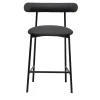 Sgabello basso nero Pampa SG-65 di Studio Pastina