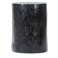 Sgabello Codicillus II in rovere nero